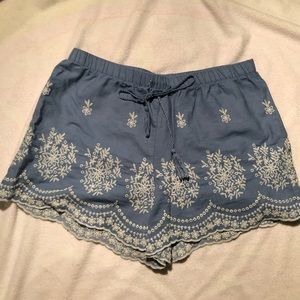 Copper key blue shorts